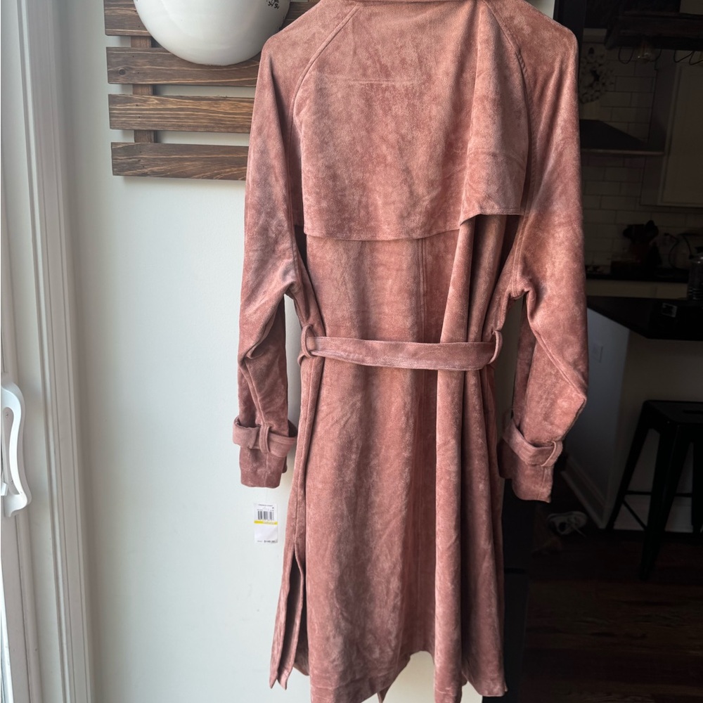 Oat New York blush trench coat suede, heavy, medium - Picture 4 of 10